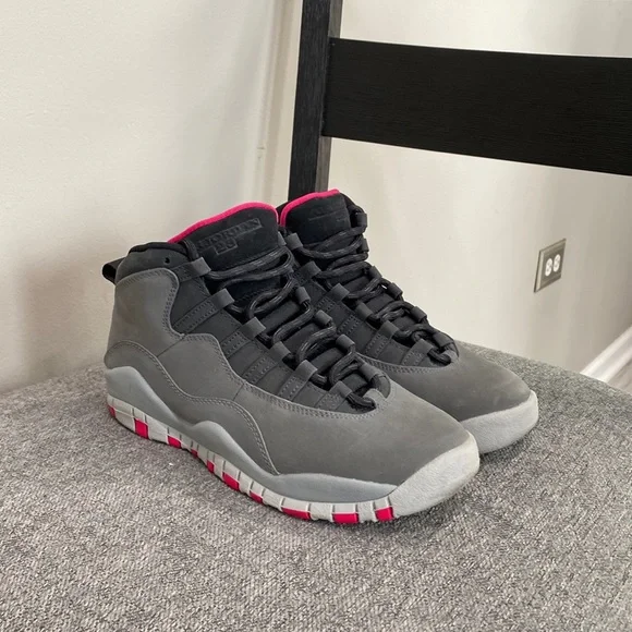 Jordan Shoes Kids 55y Air Jordan Retro Smoke Grayrush Pink Gs